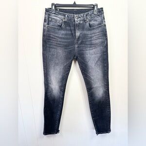 R13 black wash alison skinny jeans size 30